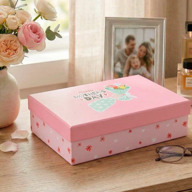 Caja de Regalo "Mother's Day", Color Rosa