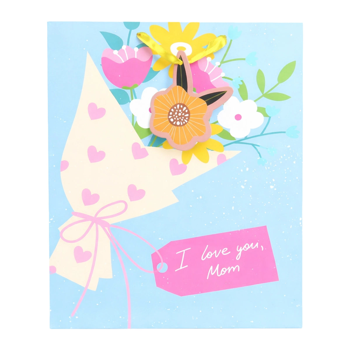 Bolsa de Regalo, I love you Mom, Color Azul