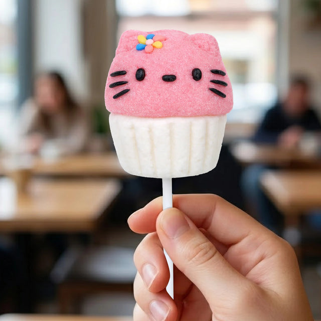 Paleta de Malvavisco, Gato