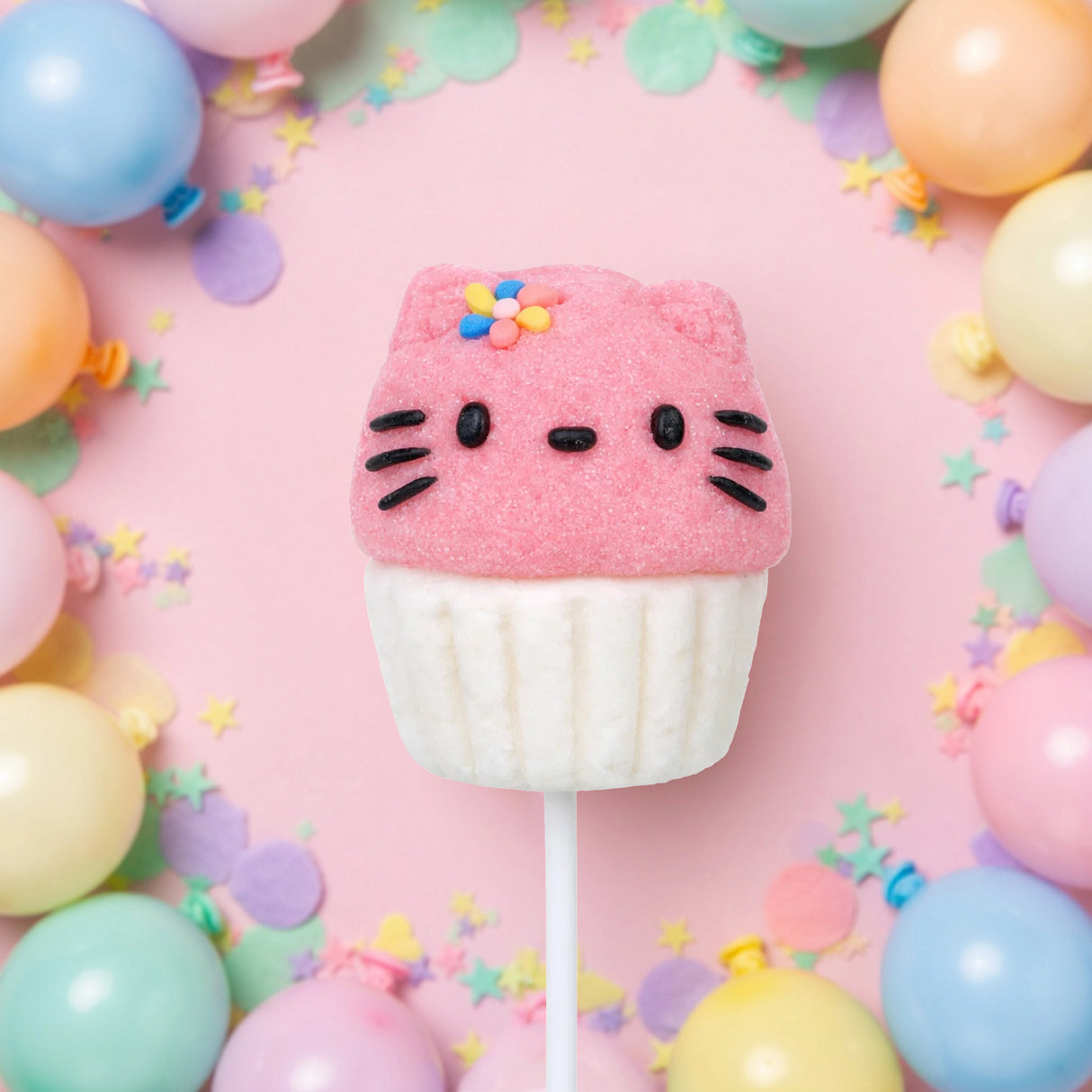 Paleta de Malvavisco, Gato
