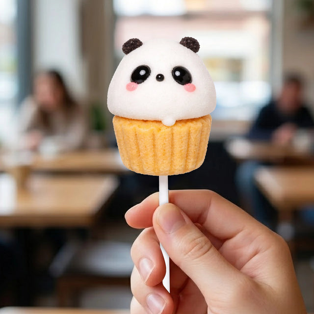Paleta de Malvavisco, Panda