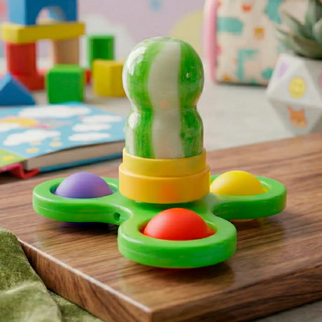 Spinner con Dulce, Color Verde