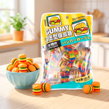 16 04JQ HAMBURGER GUMMY102 GR