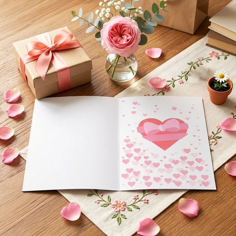 Tarjeta MDF para Mamá, I Love You Mom