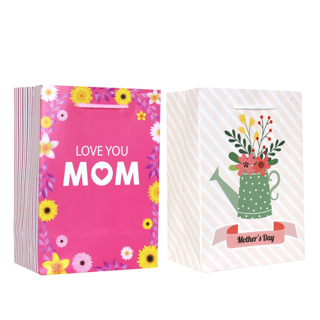 Bolsa de Regalo, 2 pzas, Diseño Flores