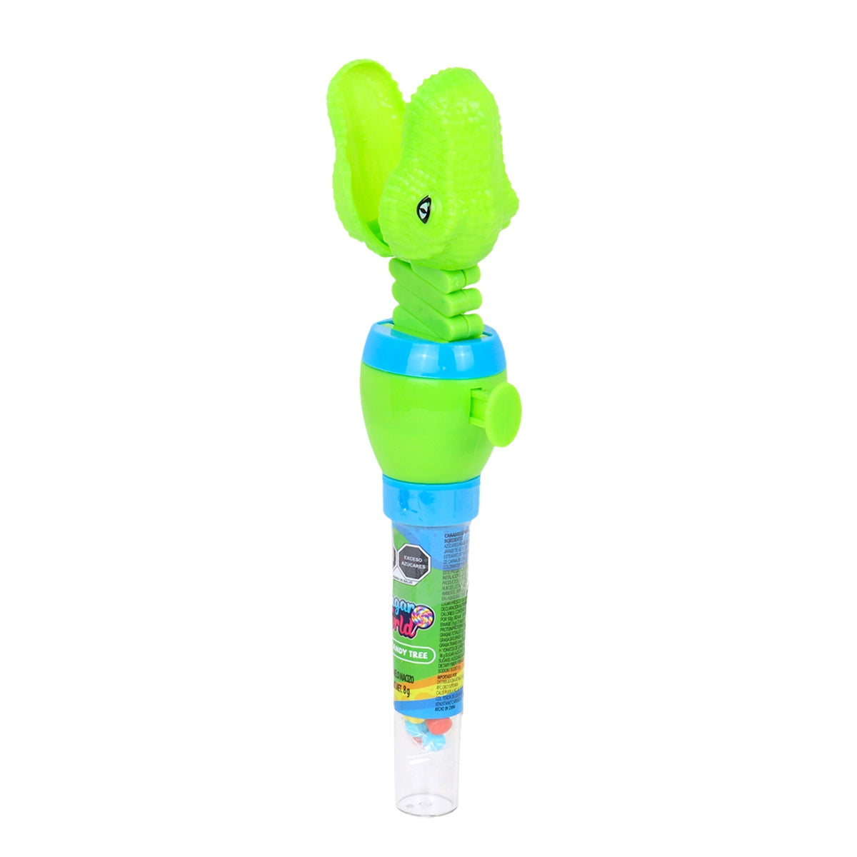 Dulce con Juguete, Dinosaurio, Color Verde