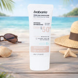 Crema Facial Multiprotectora con Color, Babaria, 50 ml