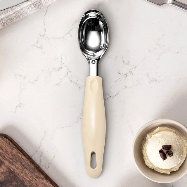Cuchara para Helado, Color Beige