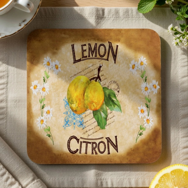 Portavasos, Lemon Citron, 2 pzas