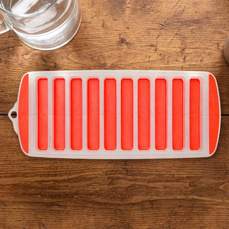 Molde para Hielos, Rectangulares, Color Rojo