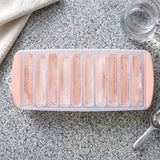 Molde para Hielos, Rectangulares, Color Rosa