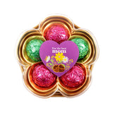 Trufas de Chocolate, Flor, Corazones, 5 pzas