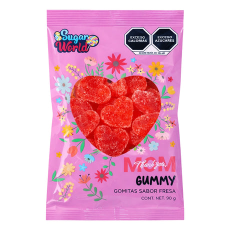 Gomitas en Forma de Corazón, Color Rojo