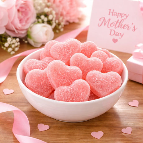 Gomitas en Forma de Corazón, Color Rosa