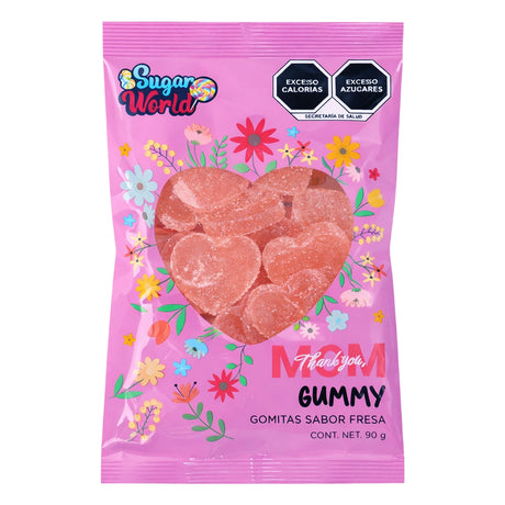 Gomitas en Forma de Corazón, Color Rosa