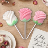 Rosas, Paletas de Caramelo, 45 gr