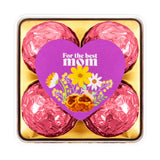 Trufas de Chocolate, 4 pzas, Color Rosa