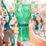 Football, Vaso de Cristal, Color Verde
