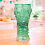 Football, Vaso de Cristal, Color Verde