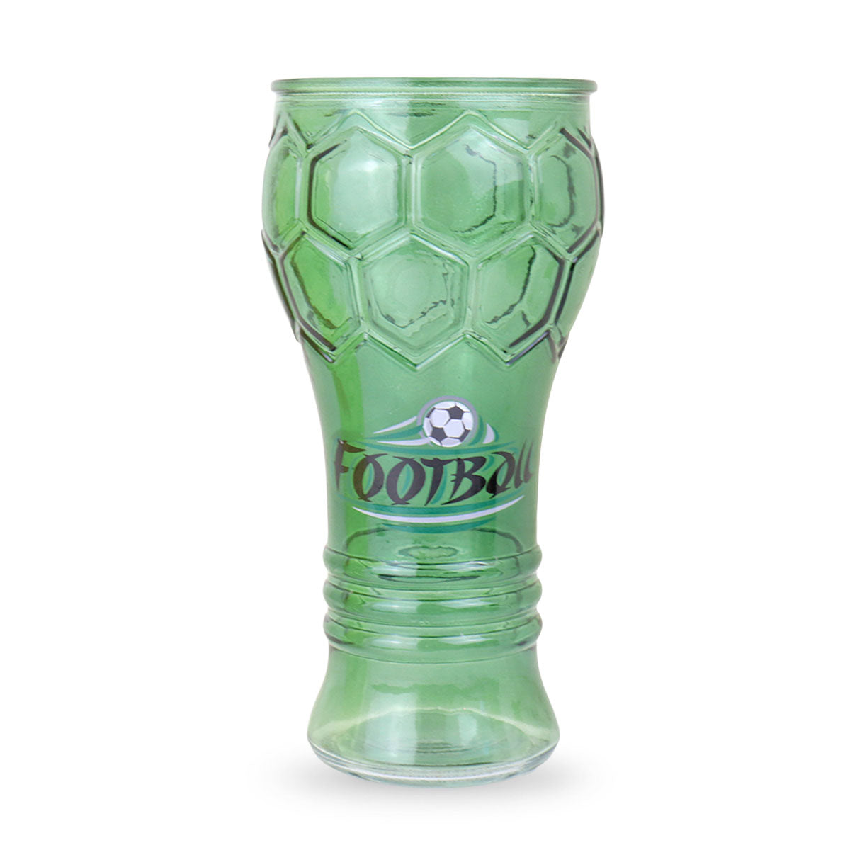 Football, Vaso de Cristal, Color Verde