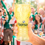 Football, Vaso de Cristal, Color Amarillo