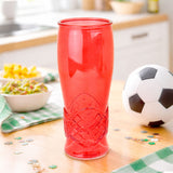 Balón, Vaso Cristal, Color Rojo