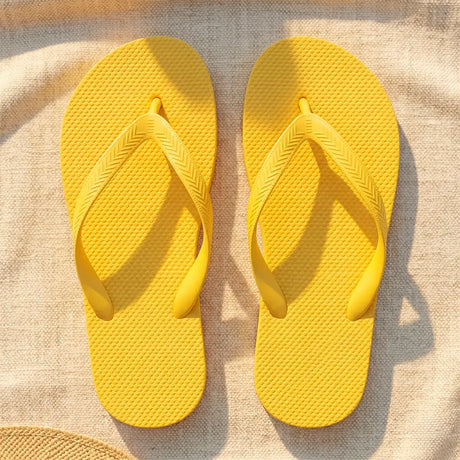 Sandalias para Caballero, Color Amarillo