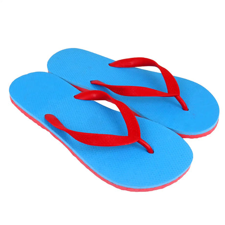 Sandalias para Caballero, Color Azul y Rojo