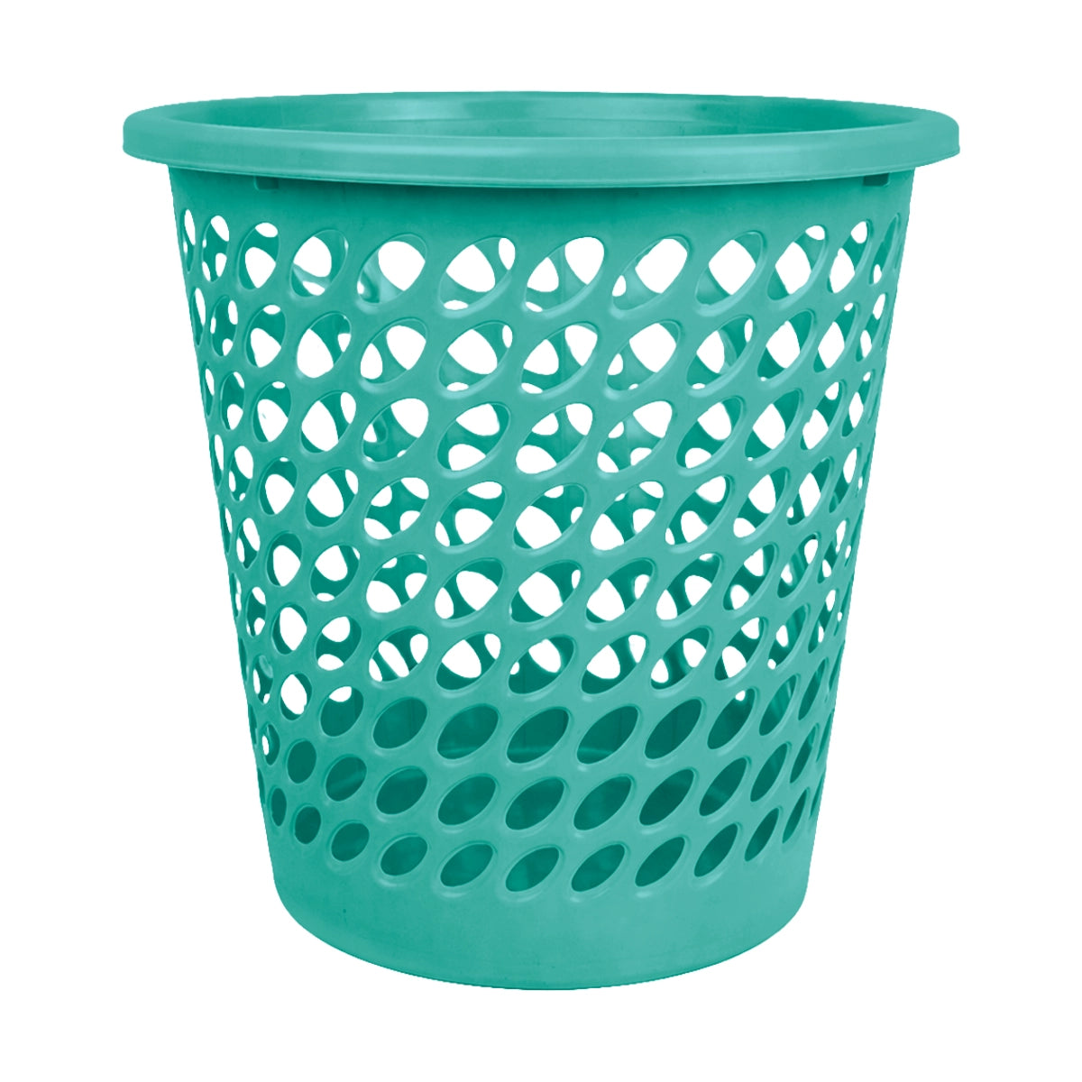 Cesto de Plástico Calado, Color Verde