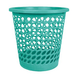 Cesto de Plástico Calado, Color Verde