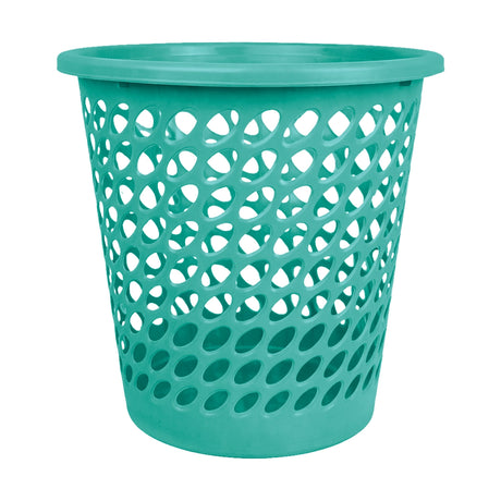 Cesto de Plástico Calado, Color Verde