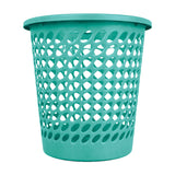 Cesto de Plástico Calado, Color Verde