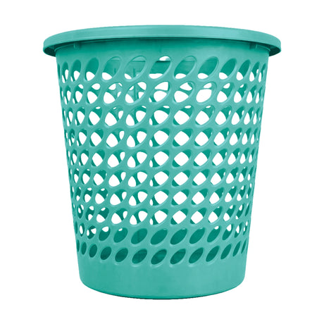 Cesto de Plástico Calado, Color Verde