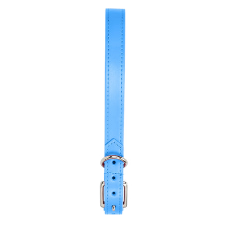 Collar para Mascota, Vinil, Color Azul Claro