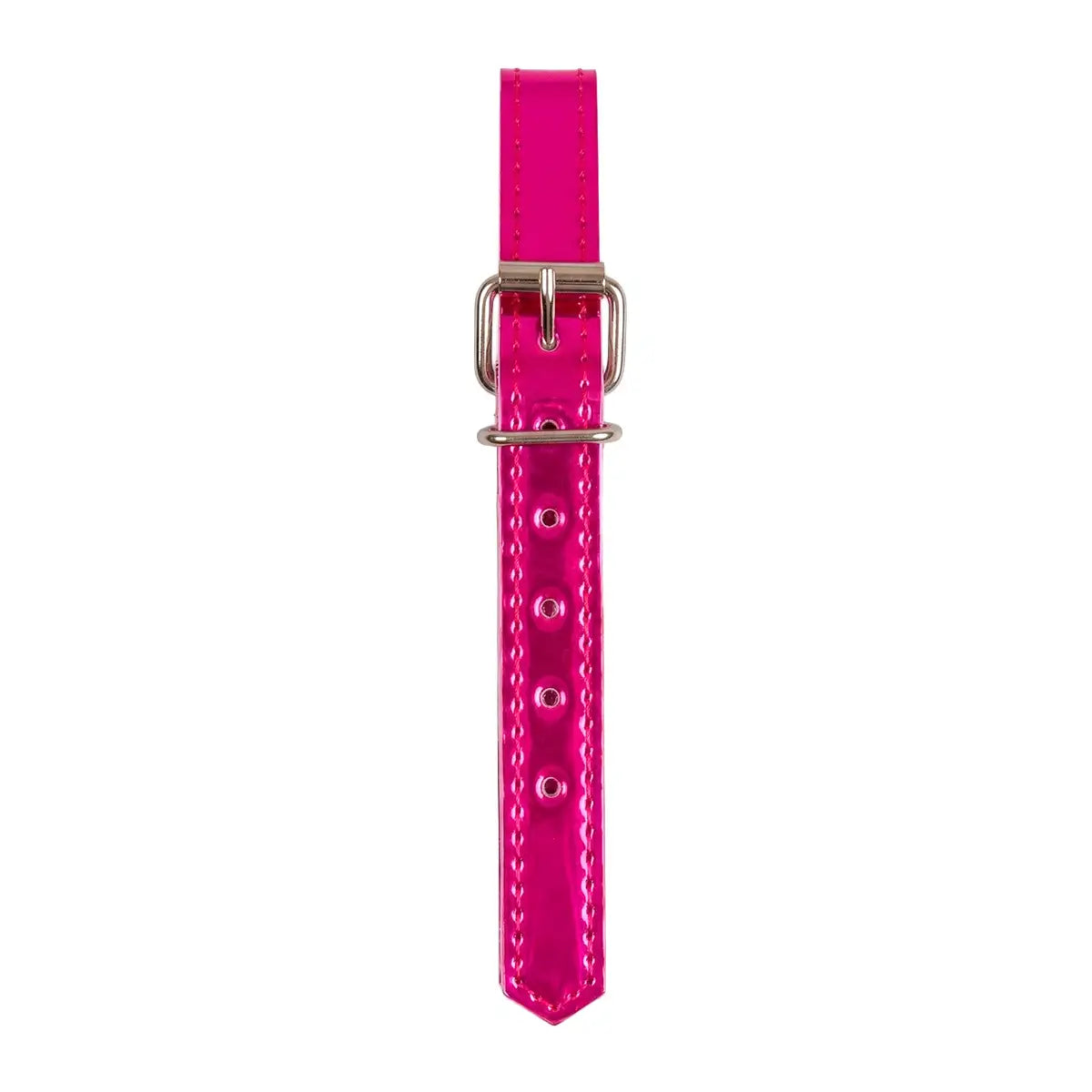 Collar para Mascota, Vinil, Color Rosa Metálico
