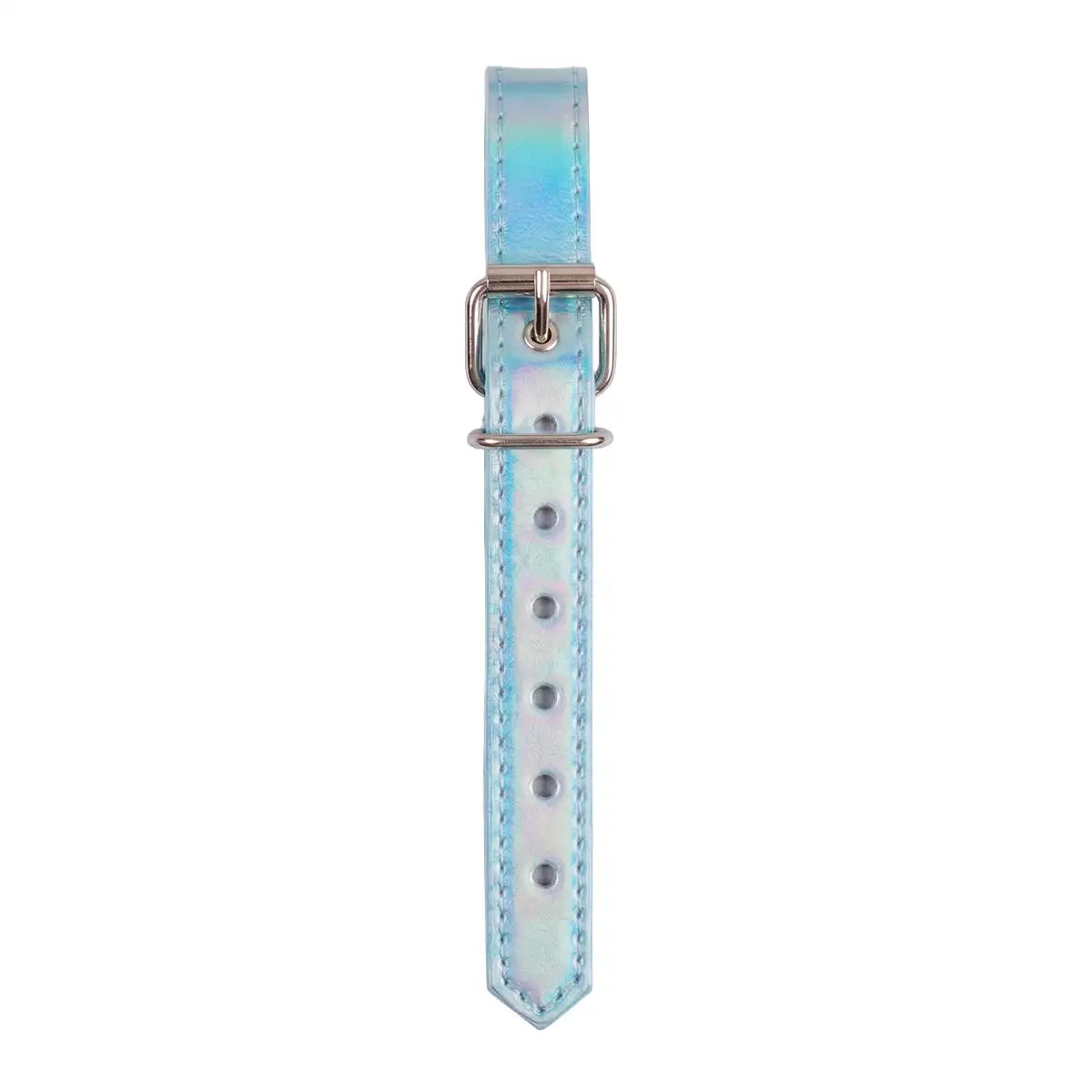 Collar para Mascota, Vinil, Color Gris Tornasol