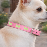 Collar para Mascota, Vinil, Color Rosa