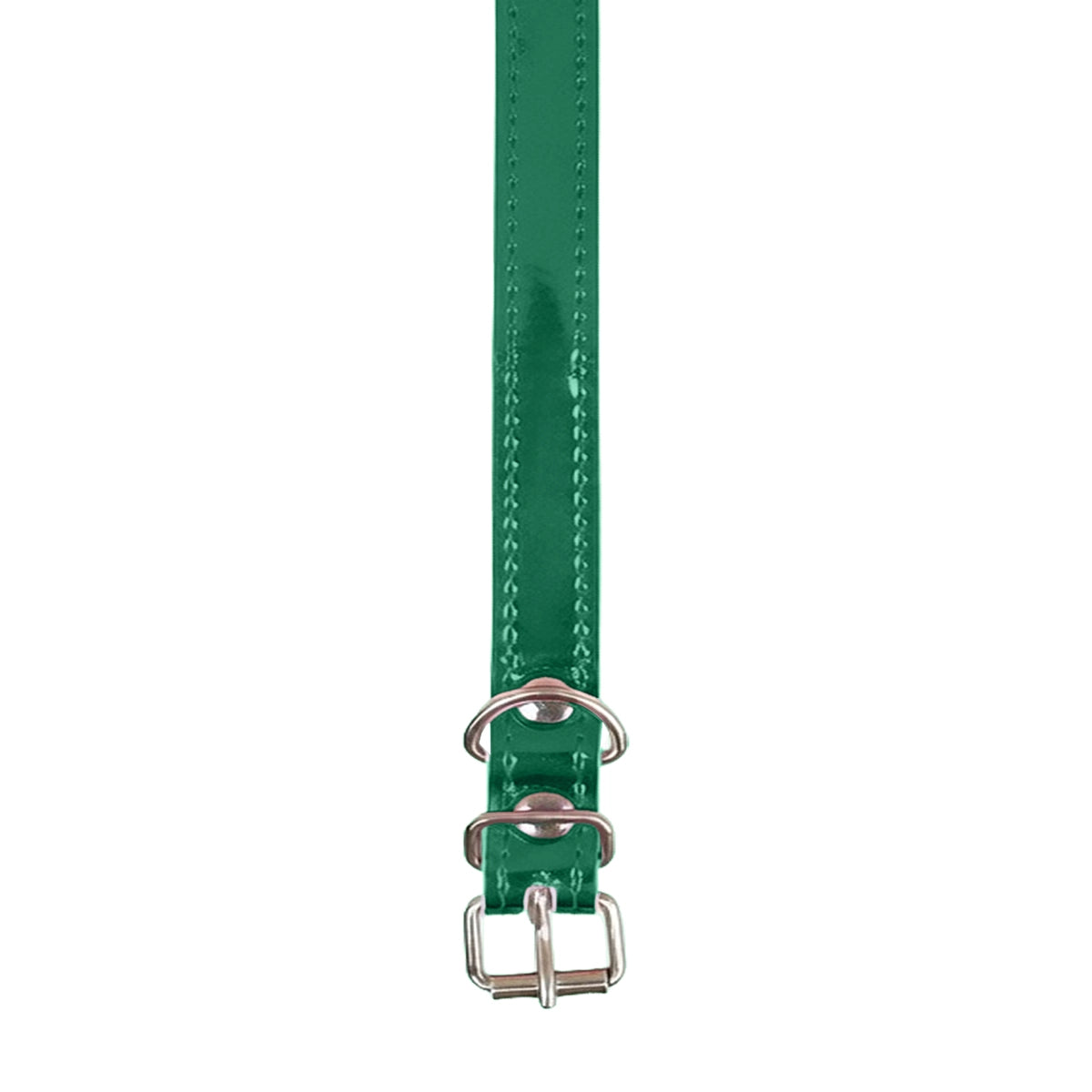 Collar para Mascota, Vinil, Color Verde Oscuro