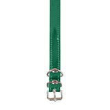 Collar para Mascota, Vinil, Color Verde Oscuro