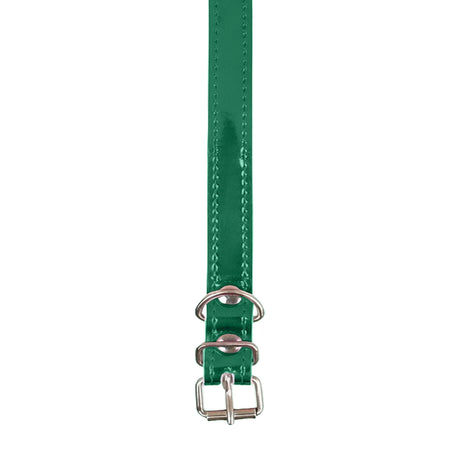 Collar para Mascota, Vinil, Color Verde Oscuro