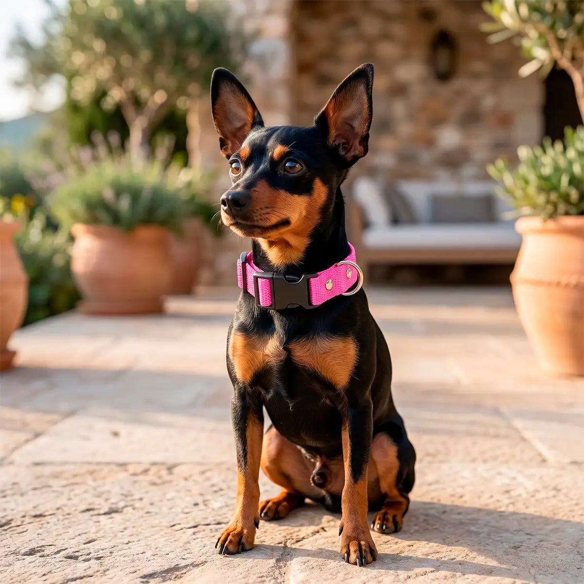 Collar para Mascota, Color Rosa