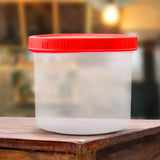 Contenedor con Tapa Rosca, 1 L, Color Rojo