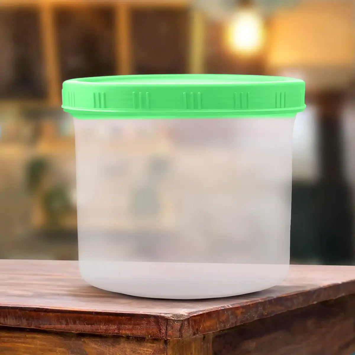 Contenedor con Tapa Rosca, 1 L, Color Verde