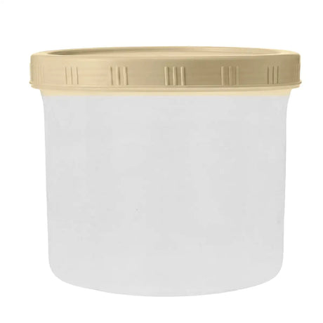 Contenedor con Tapa Rosca, 1 L, Color Café Claro