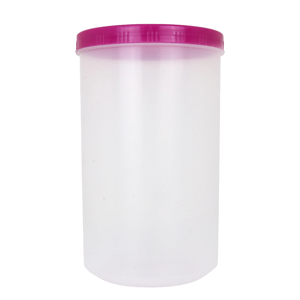 Contenedor Redondo con Tapa Rosca, Color Lila