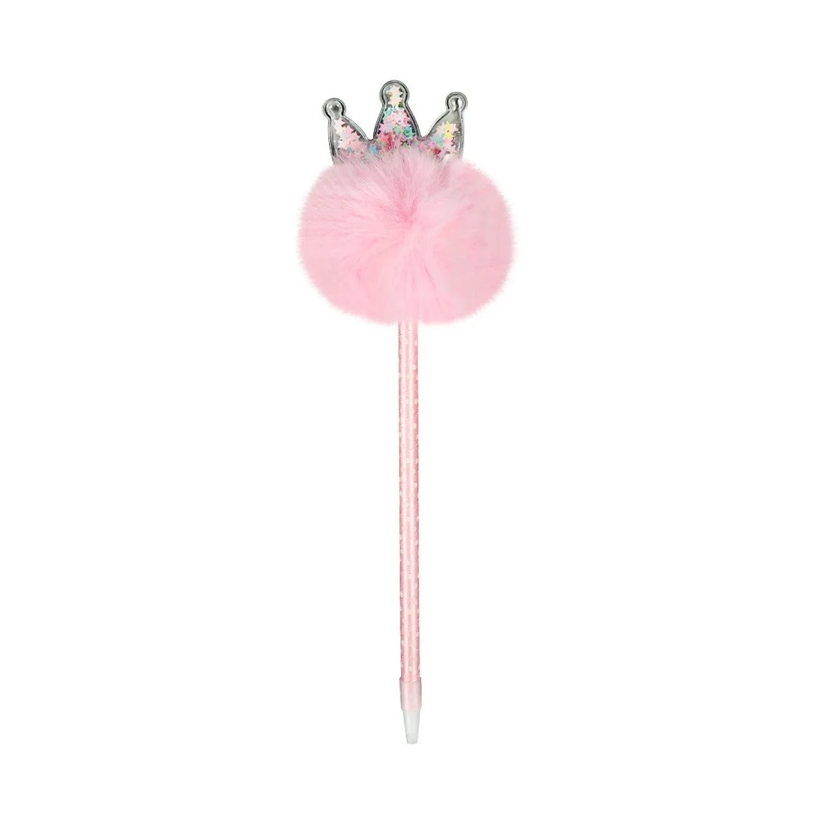Bonito bolí­grafo Rosa con Pompón
