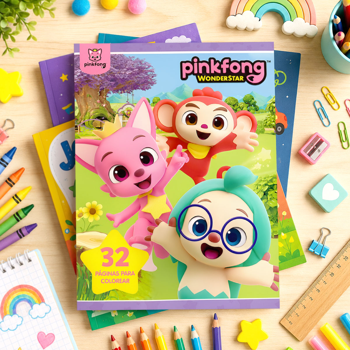 Libro para Colorear, Pinkfong