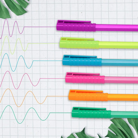 Set de Bolí­grafos de Colores, 6 Piezas