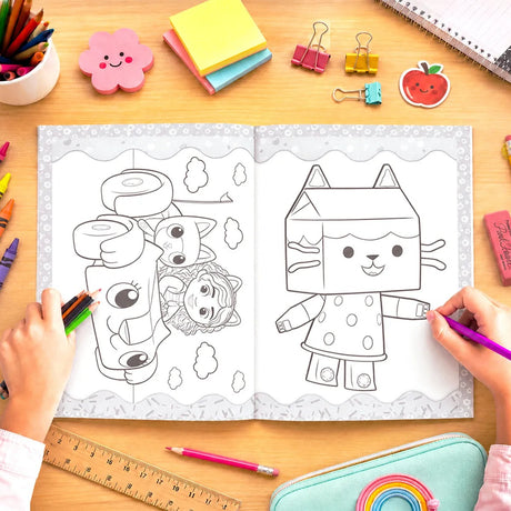Libro para Colorear con Crayones, La Casa de Muñecas de Gaby