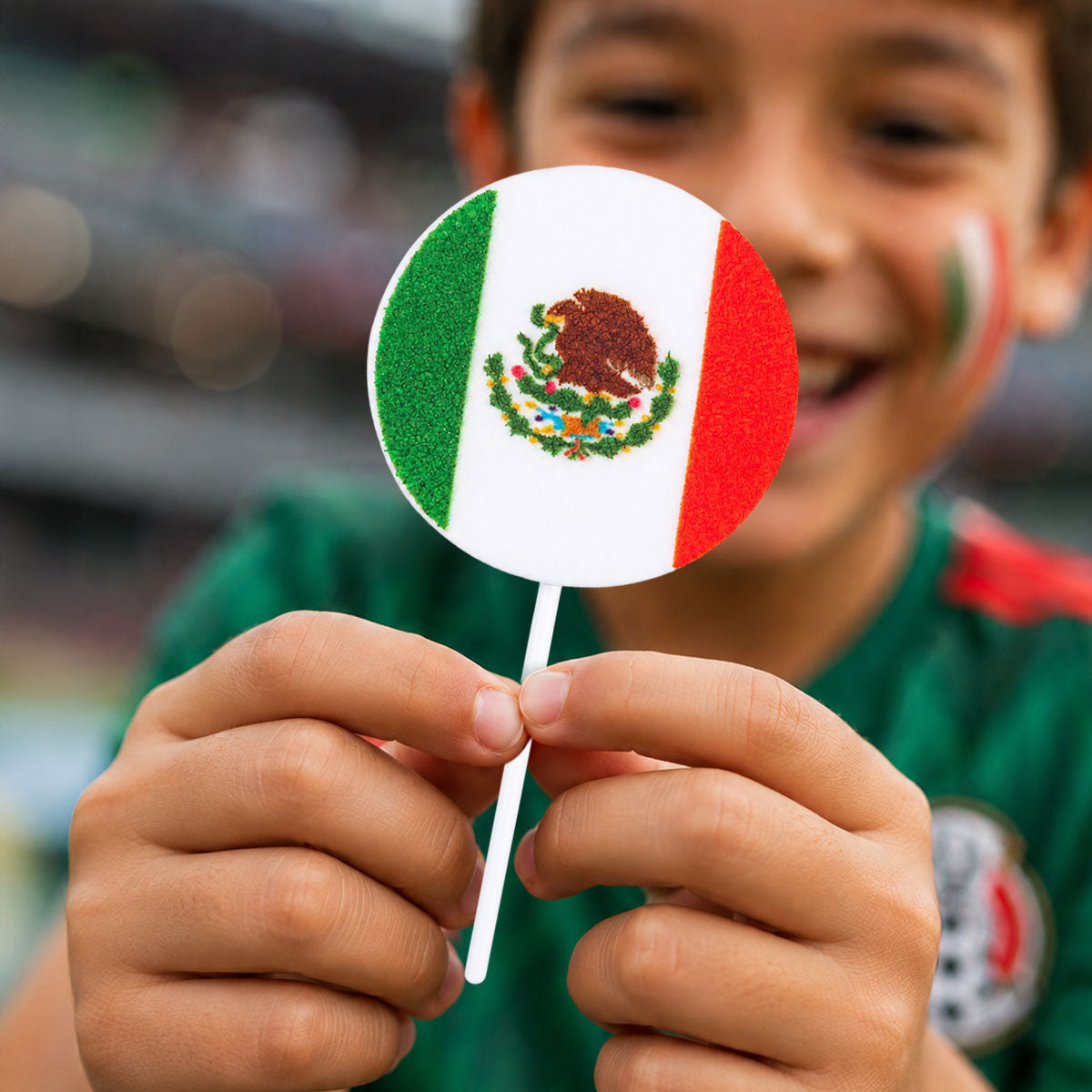 Paleta de Malvavisco, Bandera México